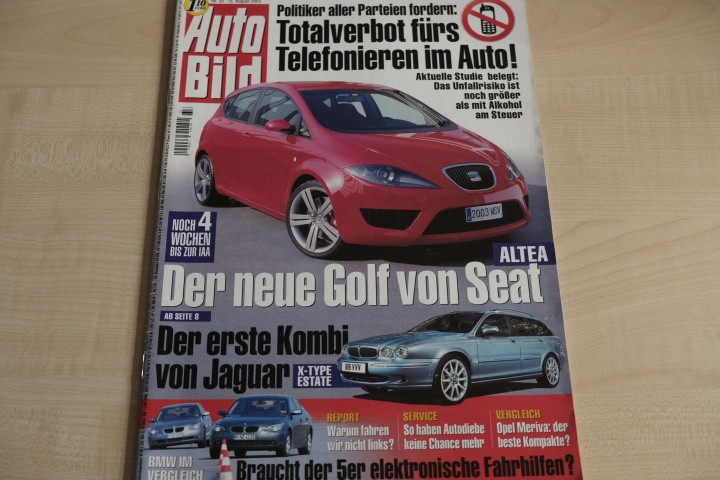 Deckblatt Auto Bild (33/2003)